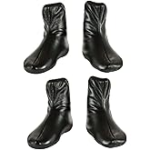 ZWOW 2 Pairs Men Winter Warm Leather Socks