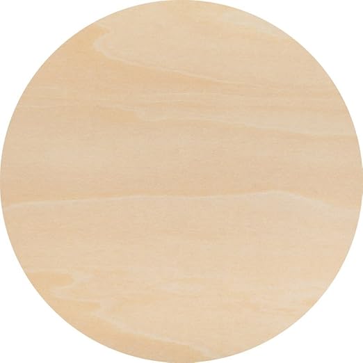 Unfinished Plywood Wood Circles Rounds for Crafts 16 Inch