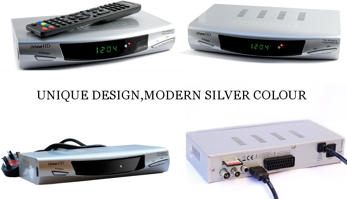UK FULL HD Freeview Receiver + HD Recorder by USB Stick, Analogue to