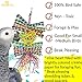 Bonka Bird Toys 1730 Foraging Heart Medium - 9” x 6” - for Conures, Cockatiels, Parakeets, and Similar Breeds