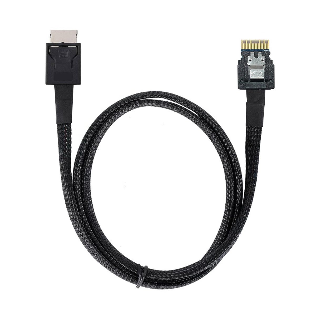 CY Slimline Cable OcuLink PCIe PCI-Express SFF-8611 4i to SFF-8654 SSD Data Active Cable 50cm