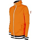 SCREENSHOT Mens Urban Hip Hop Premium Track Jacket - Slim Fit Side Taping Sportswear Urbanwear Streetwear Fashion Top