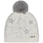 Karl Lagerfeld Womens Star Power Faux Fur Beanie