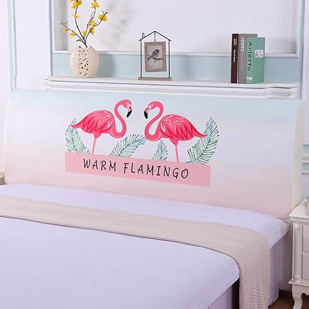 Zxcvb Kopfteil Bezug Stretch Stoff Staubschutz Weiche Kopfteil Bett Kissen Amazon De