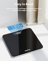 RENPHO Digital Bathroom Scale 180kg 400lb 0.1lb 0.05kg Large Platform view 2