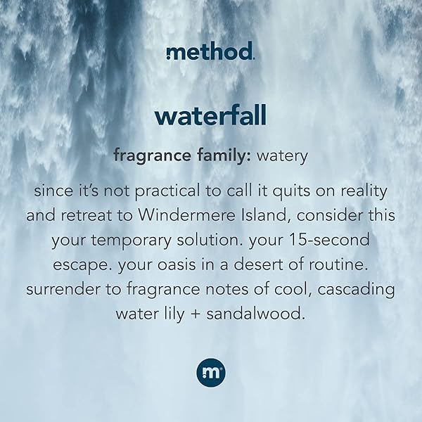 METHOD FOAMING HAND SOAP, WATERFALL, PARABEN AND PHTHALATE FREE, 10 FL OZ (PACK OF 1)