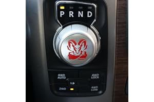 GODTERA Gear Shift Switch Knob Cover Aluminium Dial Shifter Trim Plate for 1500/2500, 300/200 (RM)