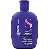 ALFAPARF MILANO Semi di Lino Purple Shampoo for Blonde, Highlighted, Platinum & Silver Hair - Neutralizes Brassy Tones - Hydrates & Strengthens - Sulfate Free