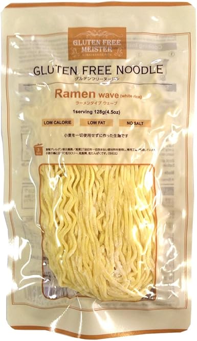 Amazon 小林生麺 グルテンフリーヌードル ラーメンウェーブ ホワイトライス 128g 24袋 小林生麺 ライスヌードル 通販