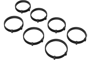 SmallRig Seamless Follow Focus Ring Set of 7, with AB Stop and Non-Slip Rubber, Standard M0.8 Focus Gear Ring, Compatible wit