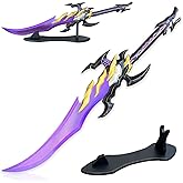30" Anime Antares Epilogue Fangs Dagger Full Metal Antares Cosplay Prop Sword with Display Stand,for Role-Playing,Display,and Collection