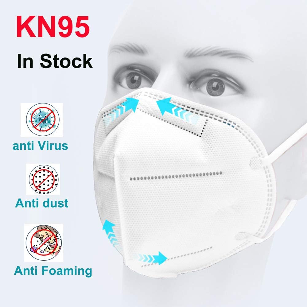 10pcs KN95 Mask Face Mask N95 Protection Face Mask FFP1 FFP2 FFP3 Mouth Cover Pm2.5 Dust Masks 95% Filter