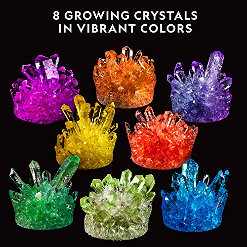 NATIONAL GEOGRAPHIC Mega Crystal Growing Lab 8 Vibrant Colored