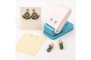 Earring Card Punch, Earring Necklace Card Hole Cutter Puncher, Paper Punches for Crafting, Jewelry Display Cards Punches for 