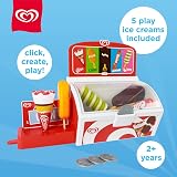 Casdon Walls Ice Cream Freezer Toy Playset 5 Flavours 2+ Pull-Out Stand view 7