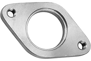 Yctze Exhaust Flange 38mm Stainless Steel 2 Bolt Externa Flangeswastegate Flange 38mm Exhaust Flange Stainless Steel External