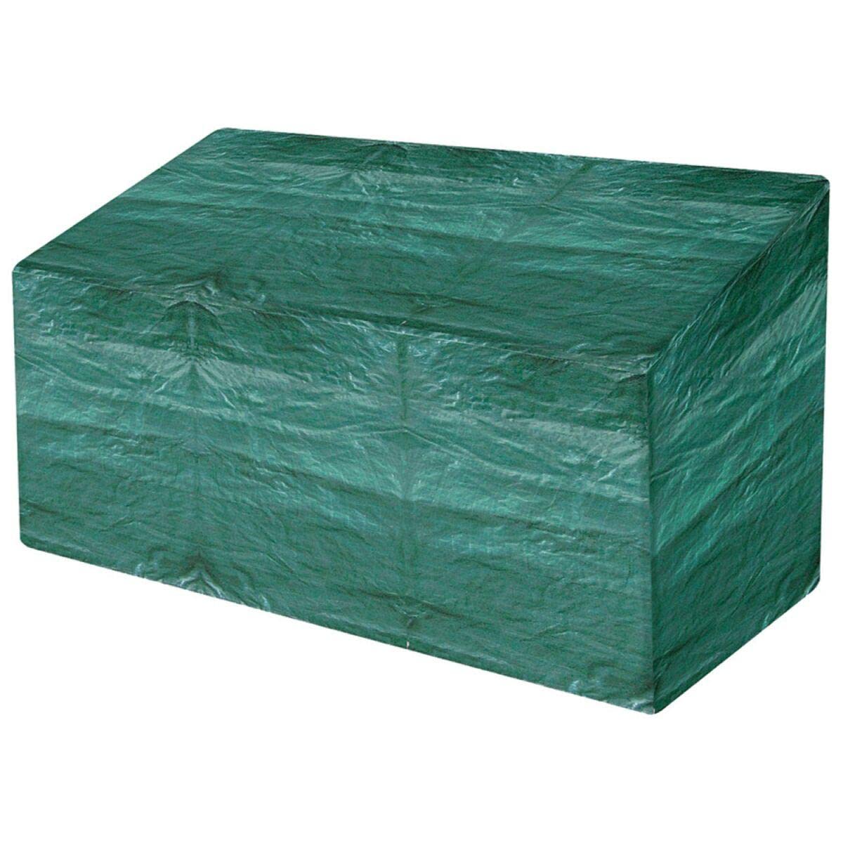 3 Seater Bench Cover Green Polyethylene
