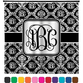 Elegant Custom Monogram Shower Curtain 60 Off Kediacarbon Co In