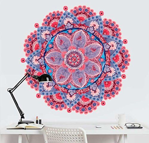 Wonder Walls Mandala Wall Decal - Flower Mandala - Large Size