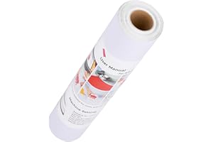 IModeur Matte White Permanent Vinyl - 12" x30FT White Adhesive Vinyl Roll for All Cutting Machine, Permanent Outdoor Vinyl for Decor Sticker, Car Decal, Scrapbooking, Signs,