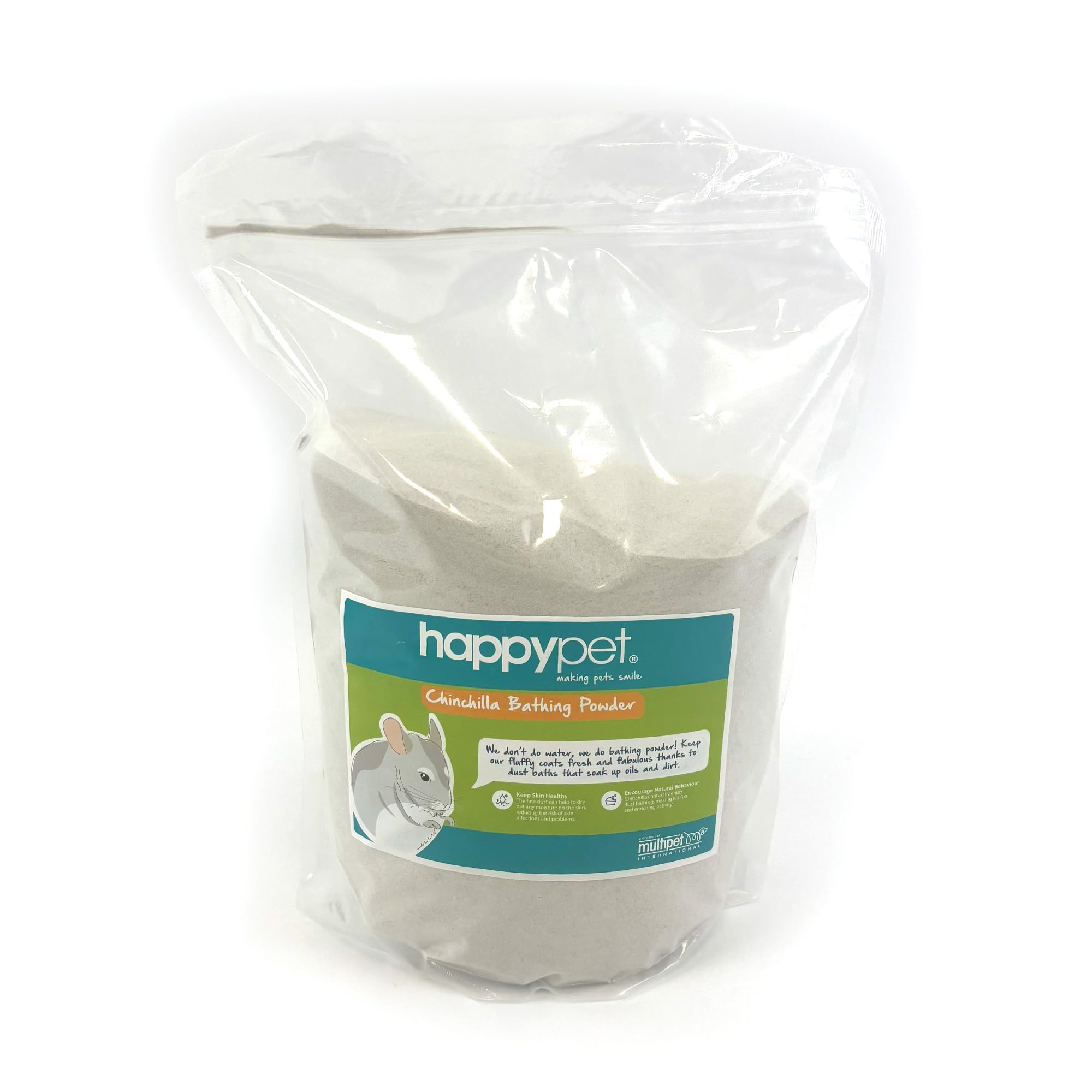 Happy Pet 4.5kg Bathing Powder Specifically for Chinchilla Care