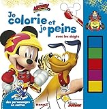 Mickey et ses amis, top départ : Je colorie et je peins avec les doigts by