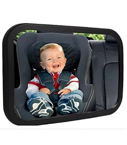 Blind Spot Mirrors Car Funbliss For Back Seat Black -- Safely