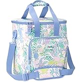 Swig Life Triple Insulated Cooler Bag with Zipper, Large Travel Cooler Bag Holds 16-24 Cans, or 6 Wine Bottles, Insulated