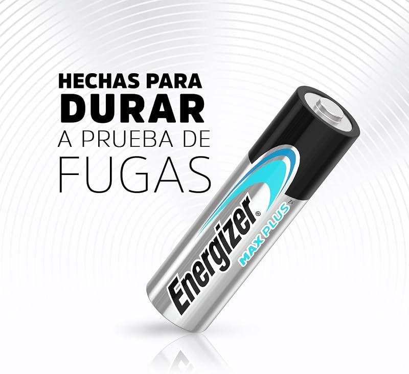 MAX Plus - Pilas AA (Paquete de 10) 1,5V Baterías Alcalinas
