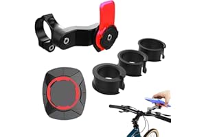 DUNBE Bike Phone Mount, Motorcycle Cellphone Holder with Universal Adapter, Bicycle Out Front Handlebar Mount for Mountain Bi