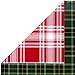 Hallmark Reversible Christmas Wrapping Paper Bundle, Plaid (Pack of 4, 125 sq. ft. ttl.) (5JXW1632)