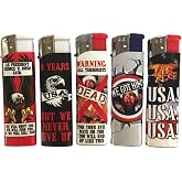 Generic Vintage Osama is Dead Patriotic USA Electronic Lighters 5 Pack, Assorted, 6611694