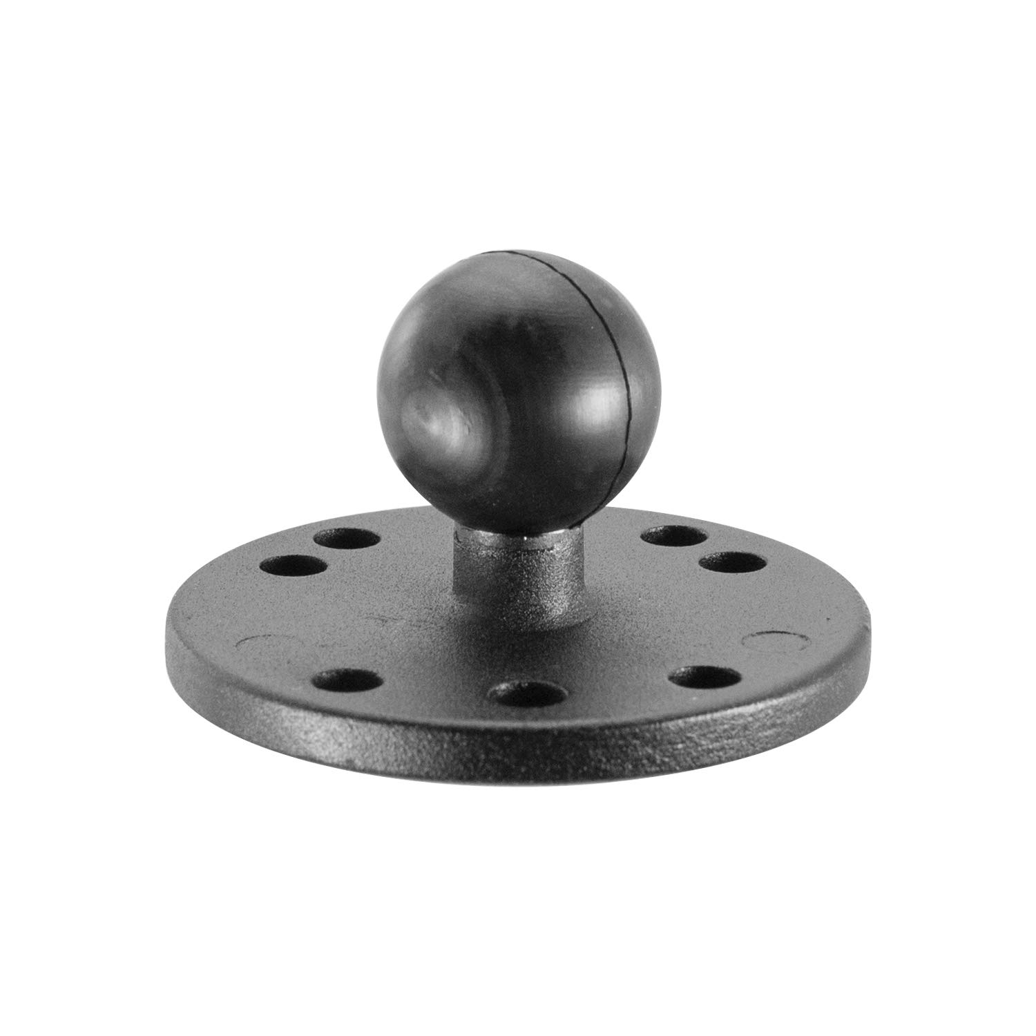 iBolt 25mm / 1 inch Metal AMPS Round Adapter Plate for Industry Standard Dual Ball Socket mounting arms, 22209