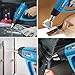Powerextra 1800W Heat Gun Kits Variable Temperature 122℉-1022℉(50℃- 550℃) High Power Hot Air Gun, 2 Speed-Setting, 4 Nozzle Attachments for Crafts, Stripping Paint, Shrinking PVC, Paint Stripping