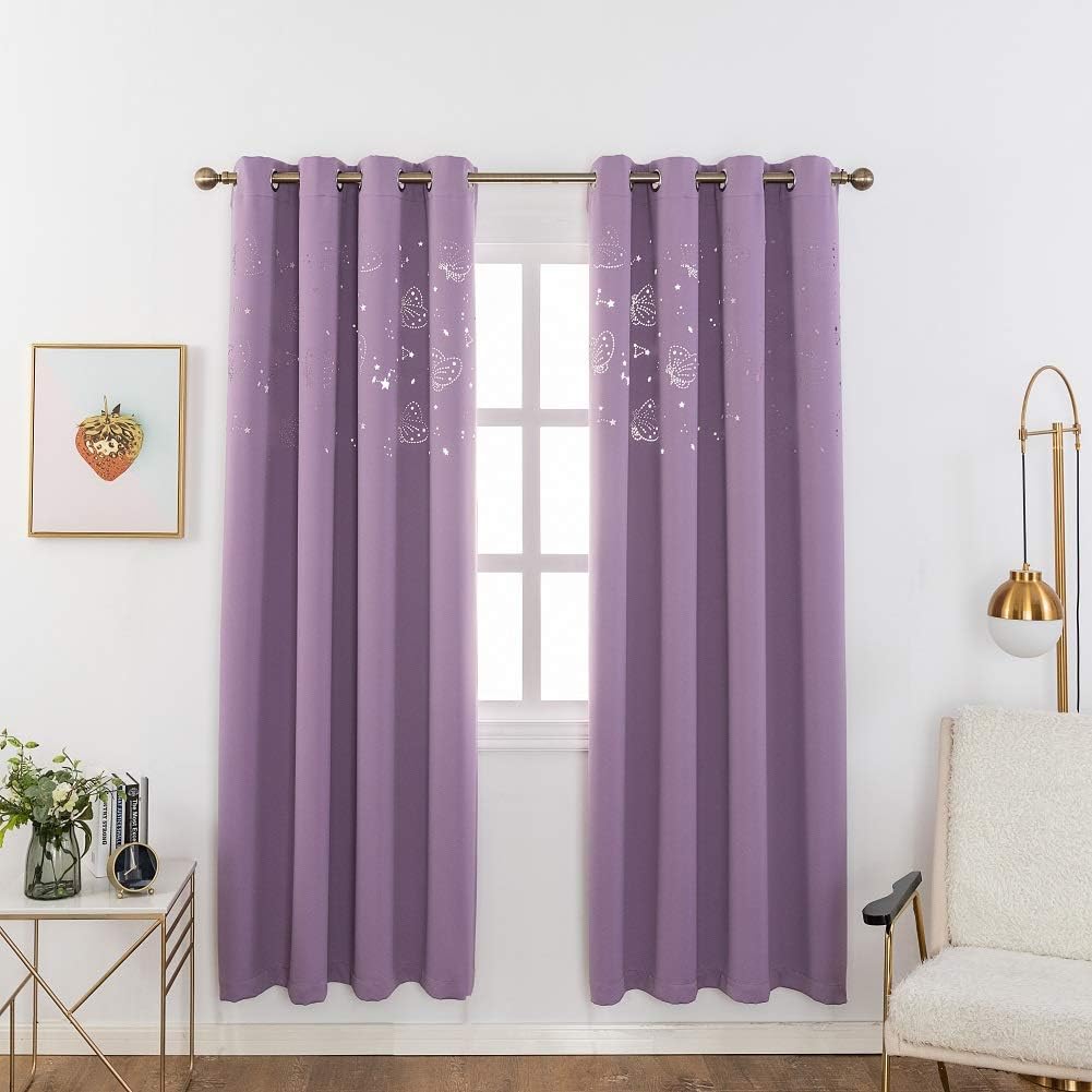 Amazon Com Mangata Casa Kids Blackout Curtains Grommets 2 Panels