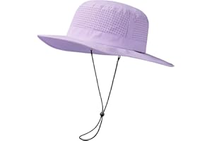UVSAI UPF 50+ Bucket Sun Hat with Laser Perforated Mesh Cooling Adjustable Breathable Lightweight for Outdoor Men Women