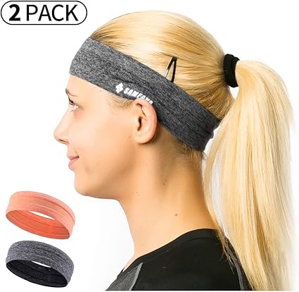 Amazon Com Samfavo Sports Headbands For Women And Men Workout