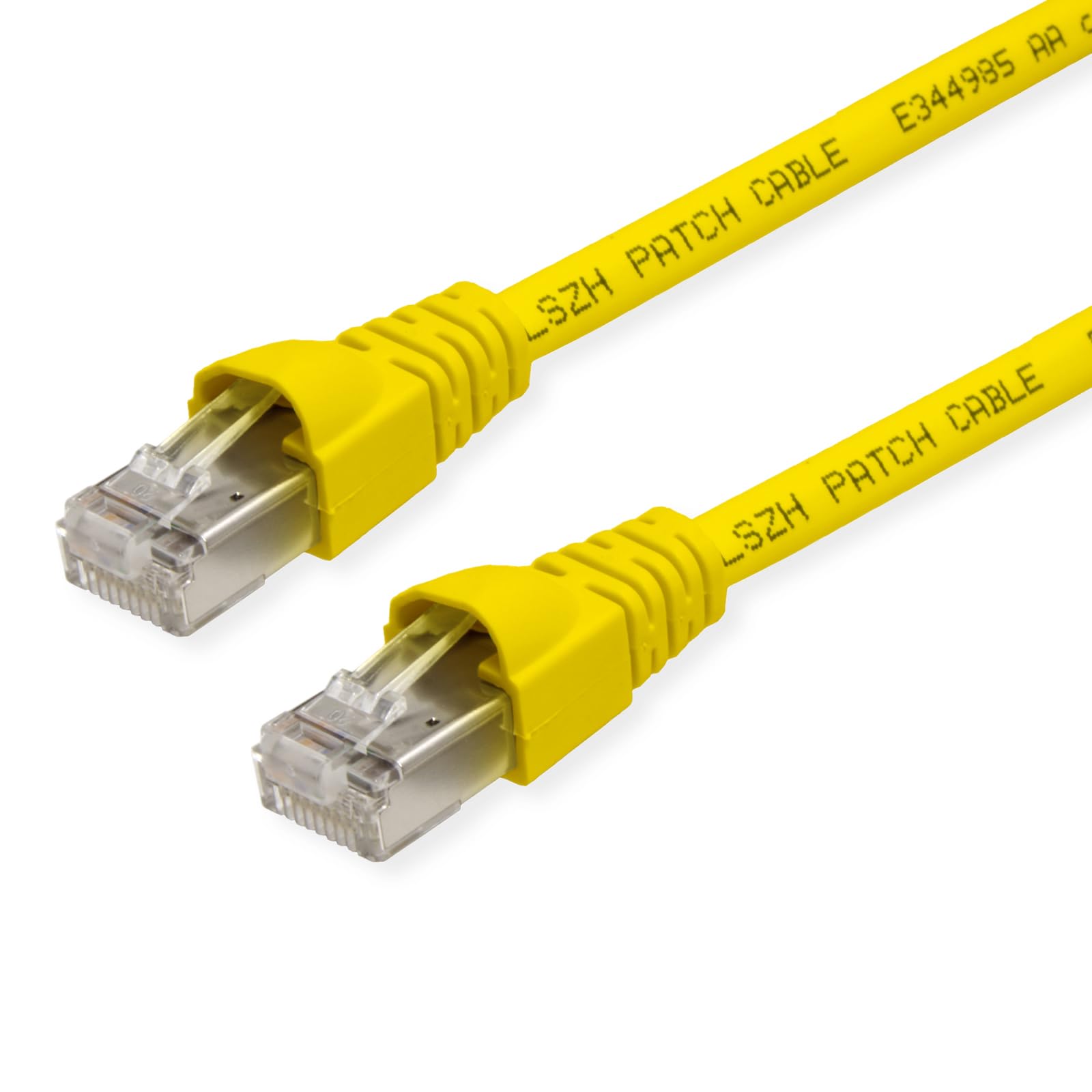Telegrtner Patch Cable Cat 7 F-STP LSZH 10 m Yellow