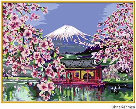 Ravensburger 28841 - Japanische Kirschblüte - Malen nach Zahlen, 40 x 30 cm