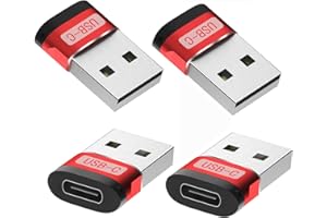 USB C to USB A Adapter 【4 Pack】, USB Type C Female to USB Male Converter, USB C OTG Adapter for MacBook Pro, MacBook Air 2017