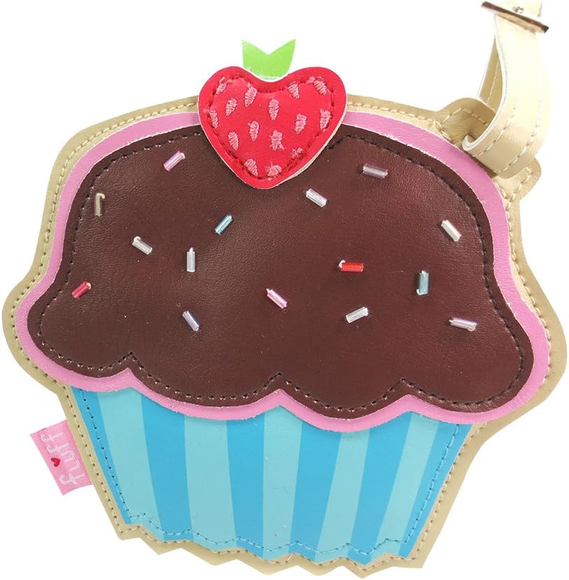 Fluff Kawaii Cute Sweet Frosting Cupcake Love Cupcake Large Luggage Tag (Chocolate)