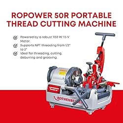 Rothenberger ROPOWER 50R Portable Thread Cutting