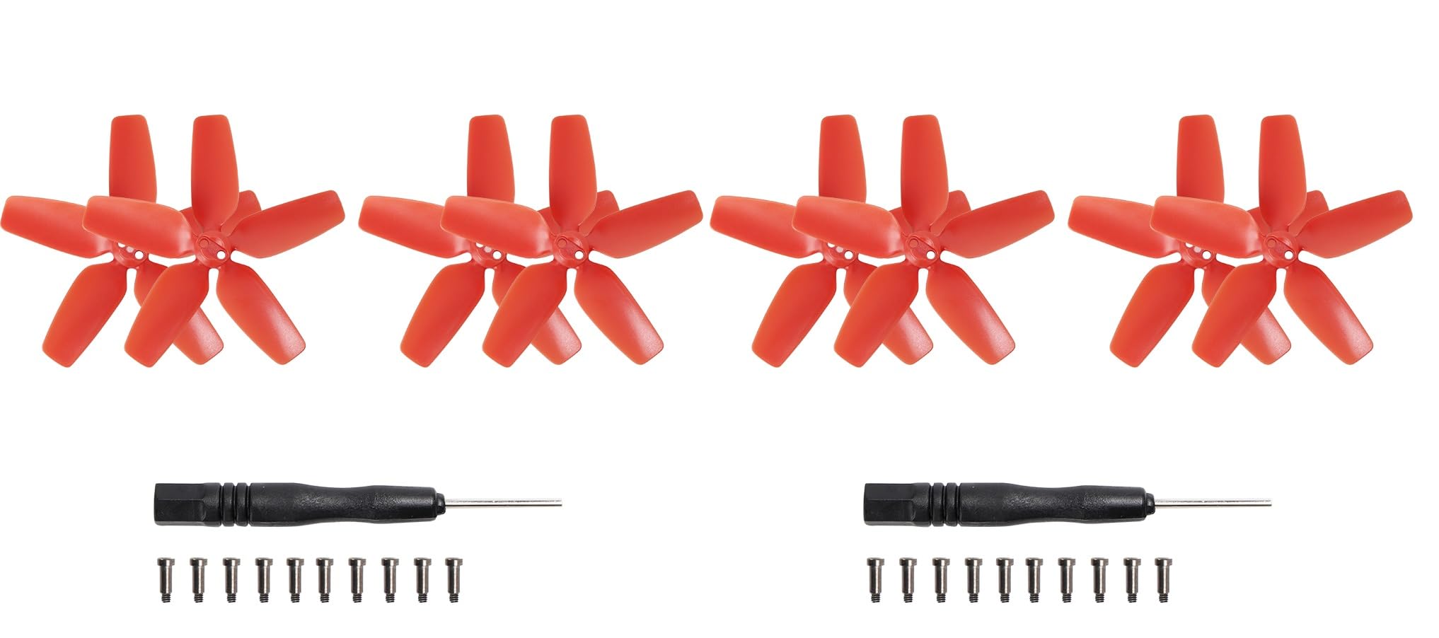 4x/8x Propellers For Avata Replacement Prop Blades Low Noise 2925s Wings for DJI Avata Drone Accessories Exclusive Screws & Screwdrivers (8x Red)