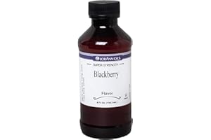 LorAnn Oils Super Strength Flavoring - Used For Candy Making, Flavoring Extracts, Baking, Hard Candy, and Flavor Oils - Bold, Natural Flavors 4X Stronger Than Extracts - Blackberry, 4 fl oz