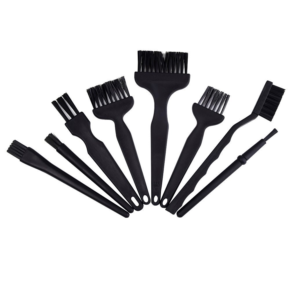 Itian 8 Pcs Black Plastic Handle Conductive Ground ESD Anti Static