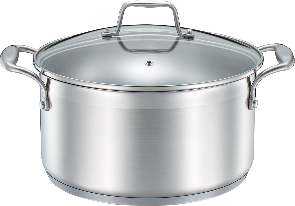 Chef's Star Professional Grade Stainless Steel 10 Piece Pots Pans Set