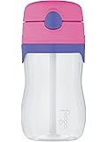 Thermos Foogo 11-Ounce Straw Bottle, Pink/Purple