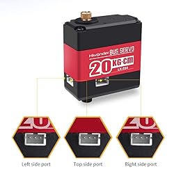 LX-224 Serial Bus Servo with Bracket, 3 Connectors