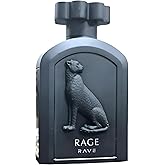 Rave Rage &ndash; Fruity, Spicy, Woody, Sweet &ndash; Eau de Parfum Spray Long-Lasting Fragrance for Unisex, 3.4 Ounce / 100 ml