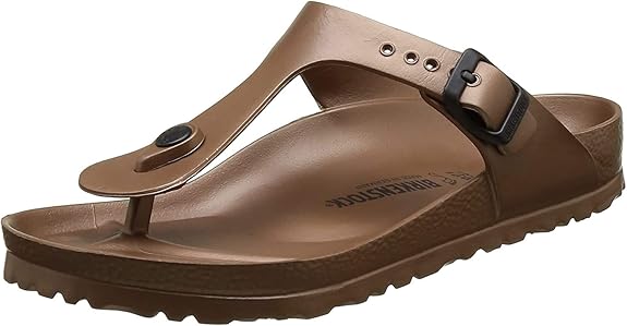 birkenstock gizeh eva metallic copper